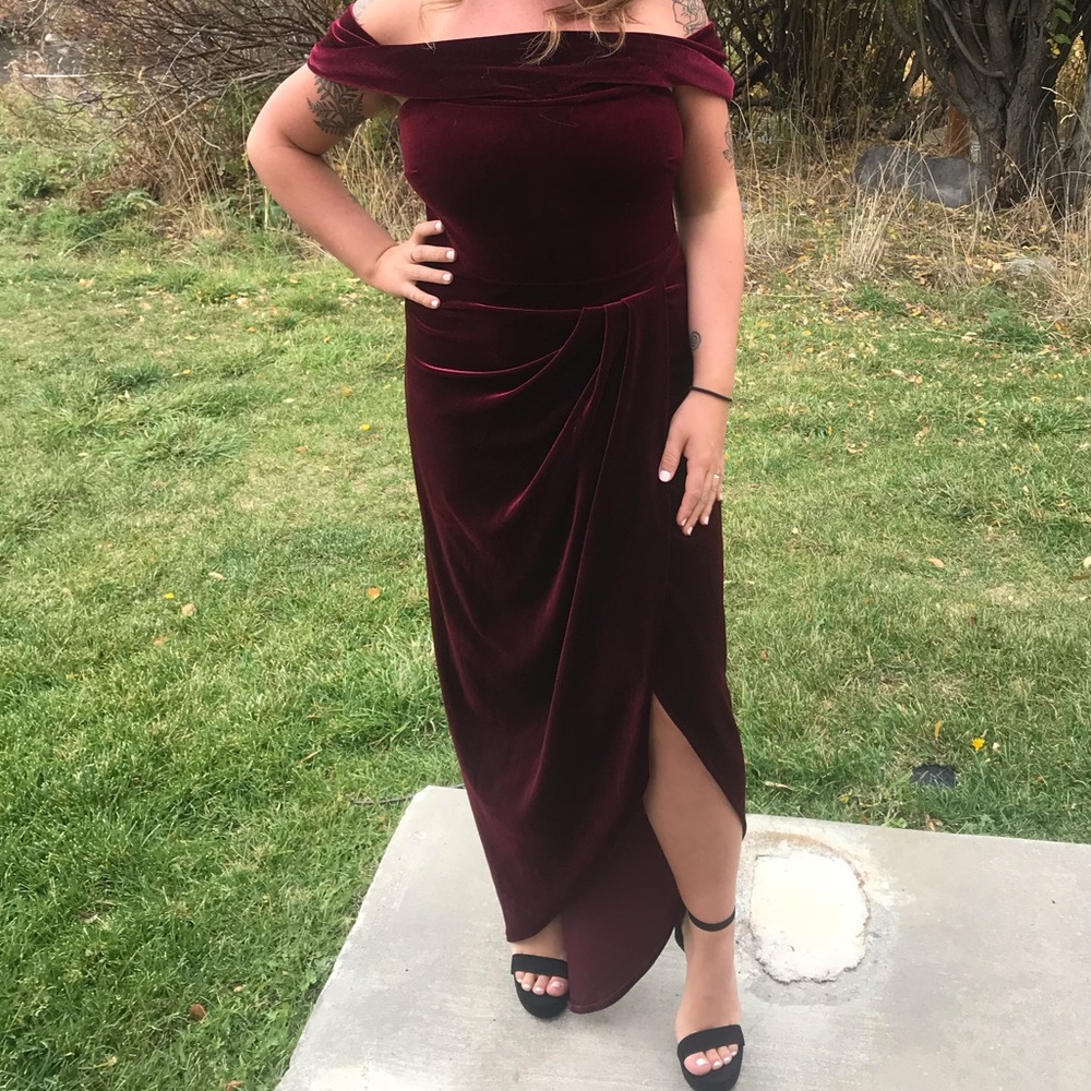 BHLDN velvet dress